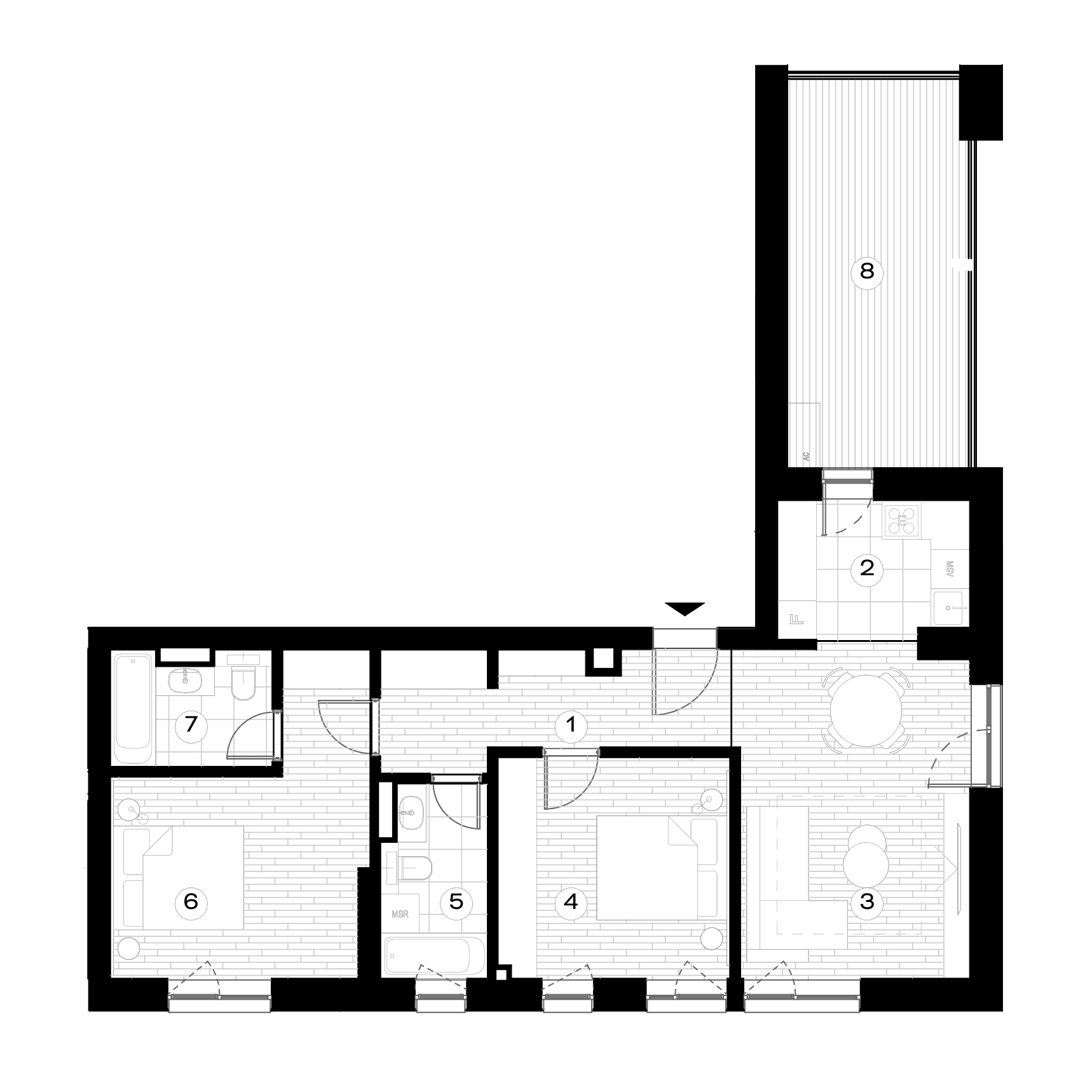 Plan apartament F-4.1.29
