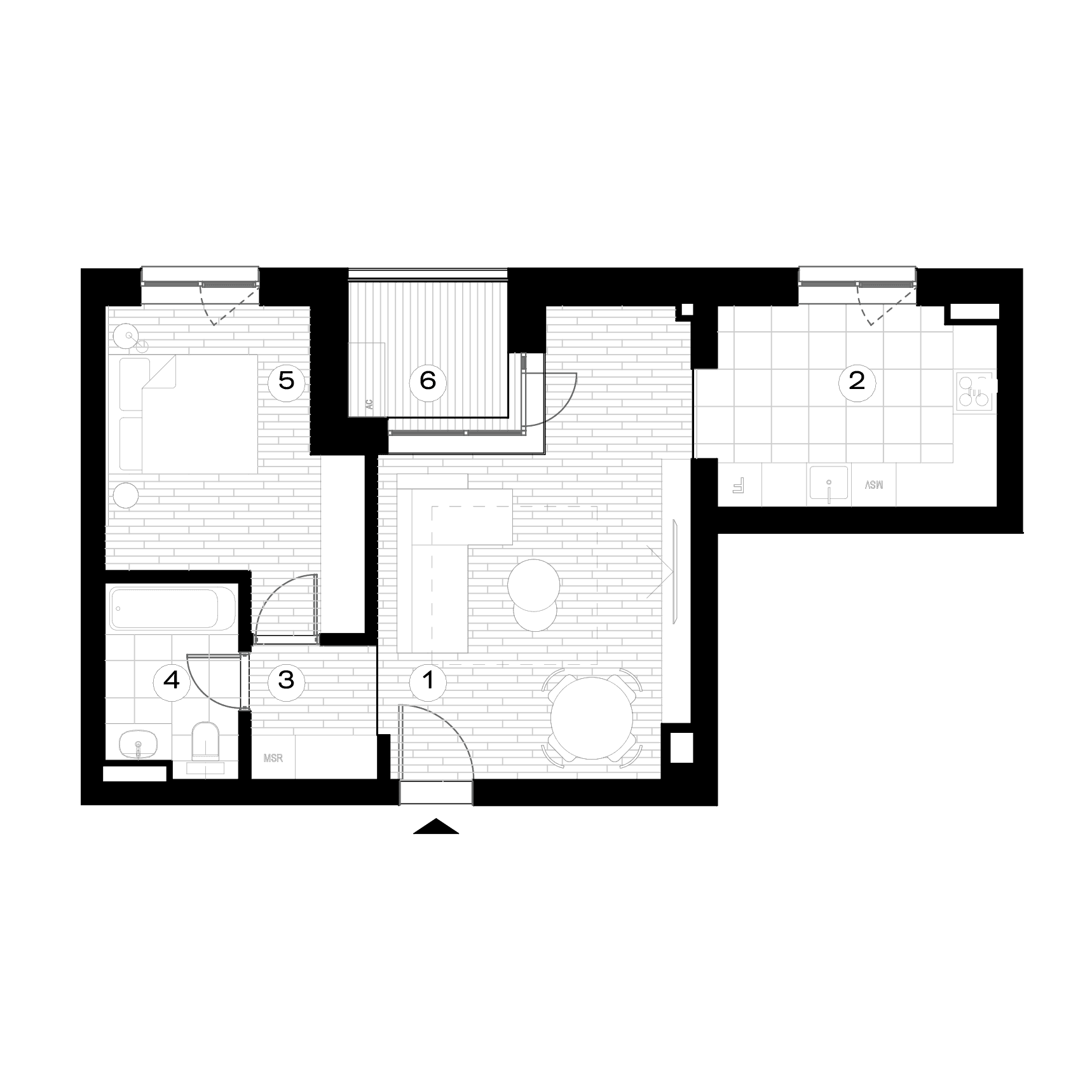 Plan apartament F-4.1.33