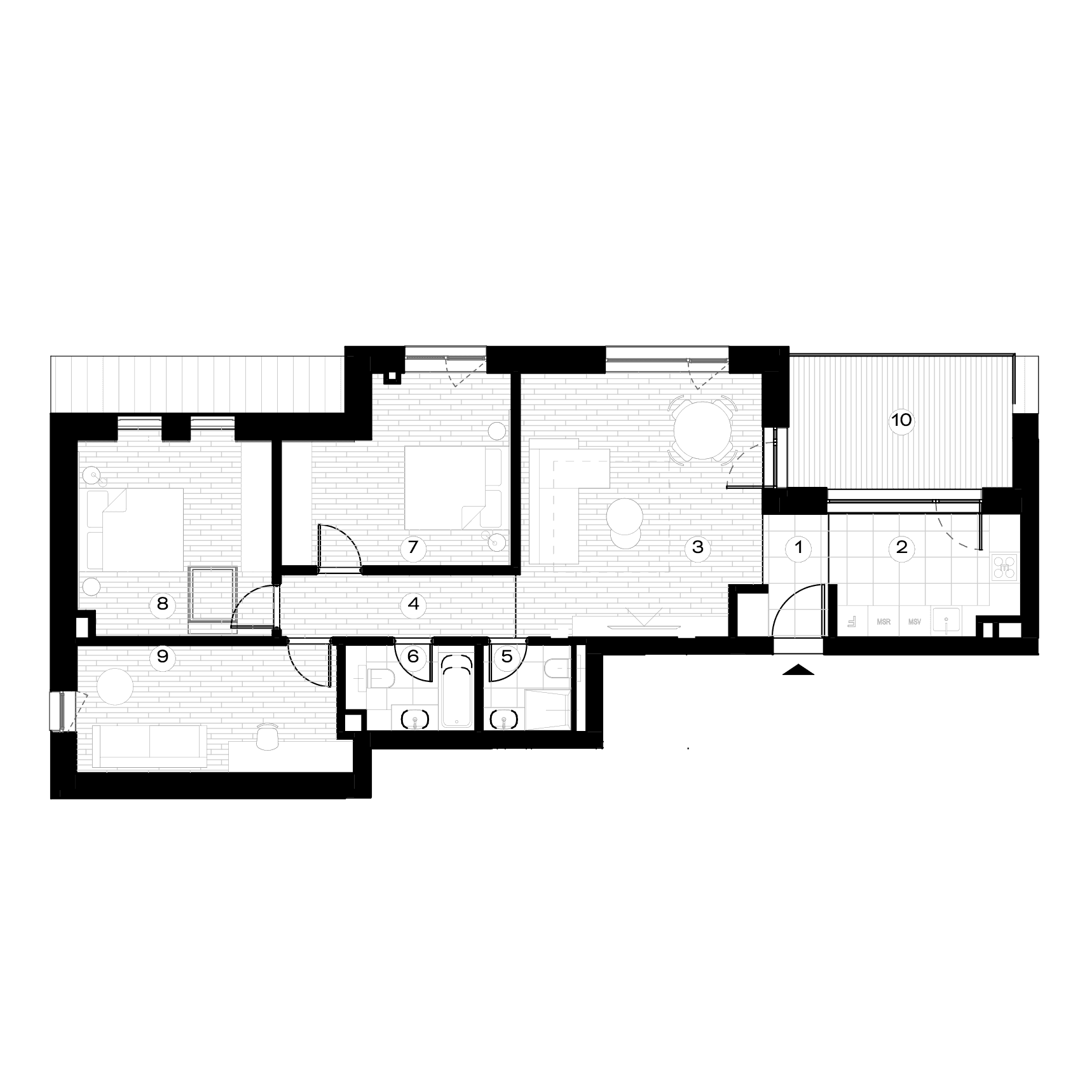Plan apartament F-5.2.29
